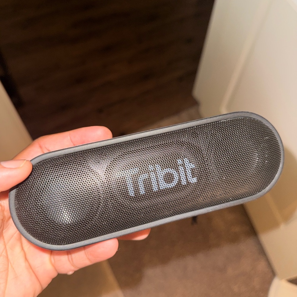 Tribit Black Portable Speaker